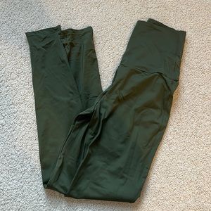 Dark Green High-Waisted Dancer Leggings